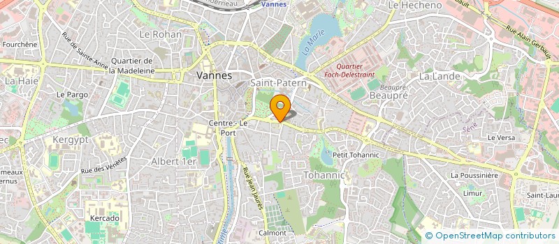 localisation de l'entreprise OGEC ST VINCENT FERRIER à VANNES