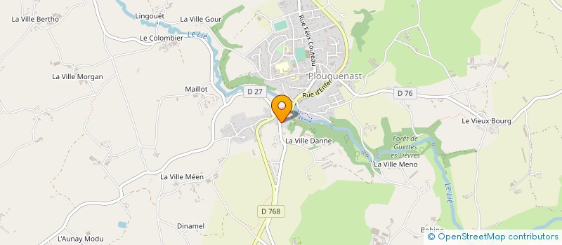localisation de l'entreprise OGEC STE ANNE à PLOEUC-L'HERMITAGE