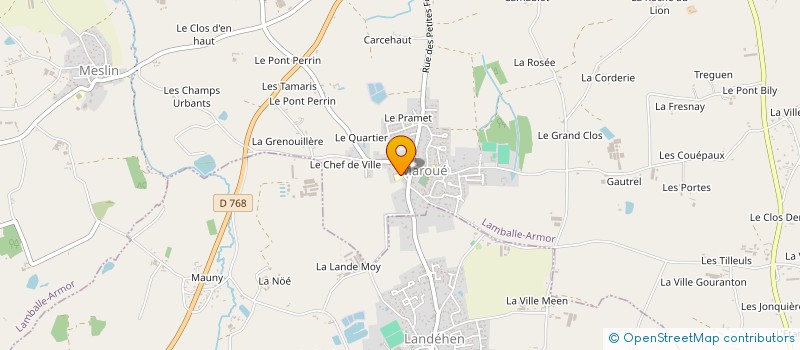 localisation de l'entreprise OGEC STE ANNE à LAMBALLE-ARMOR