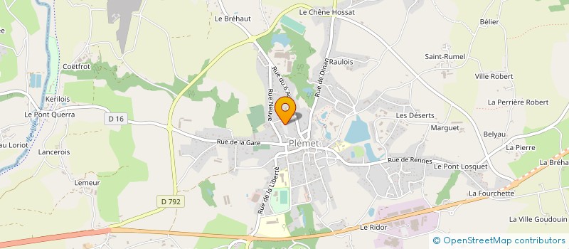 localisation de l'entreprise OGEC STE ANNE à LE CAMBOUT