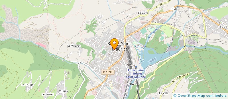 localisation de l'entreprise OGEC STE BERNADETTE  BOURG-SAINT-MAURICE