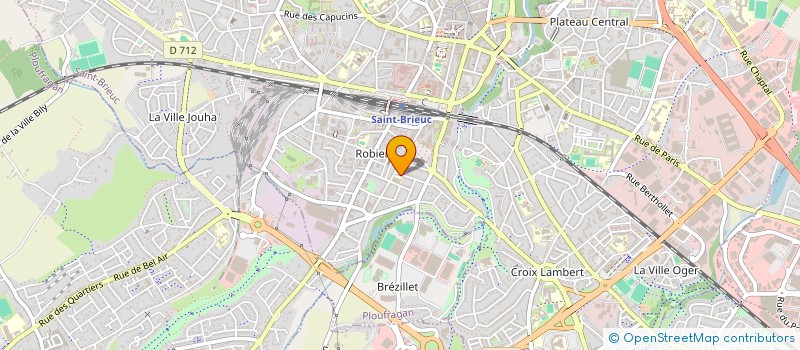localisation de l'entreprise OGEC STE BERNADETTE à SAINT-BRIEUC