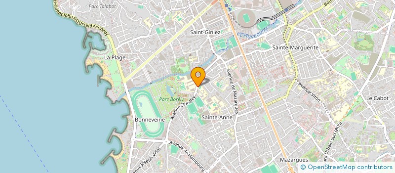 localisation de l'entreprise OGEC STE BERNADETTE à MARSEILLE