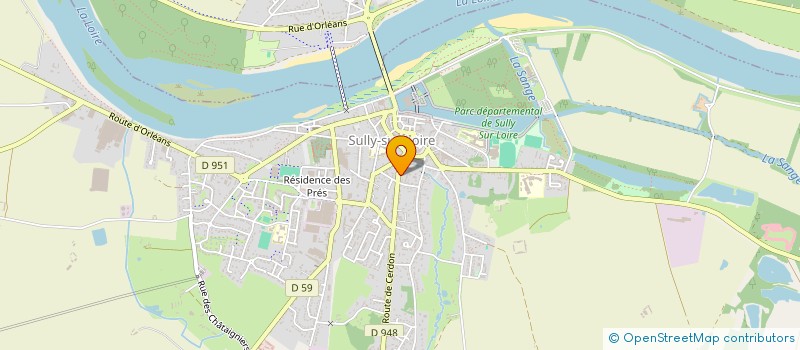 localisation de l'entreprise OGEC STE JEANNE D ARC à SULLY-SUR-LOIRE