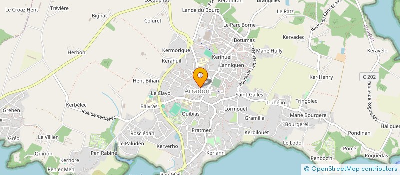 localisation de l'entreprise OGEC STE MARIE à ARRADON