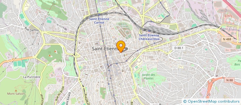 localisation de l'entreprise OGEC STE MARIE  SAINT-ETIENNE