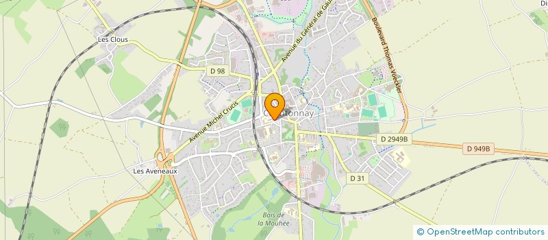 localisation de l'entreprise OGEC STE MARIE à CHANTONNAY