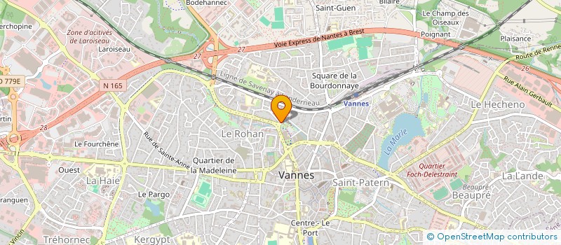 localisation de l'entreprise OGEC STE MARIE à VANNES