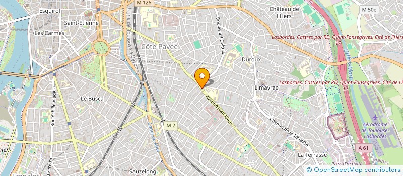 localisation de l'entreprise OGEC STE MARIE DES CHAMPS à TOULOUSE