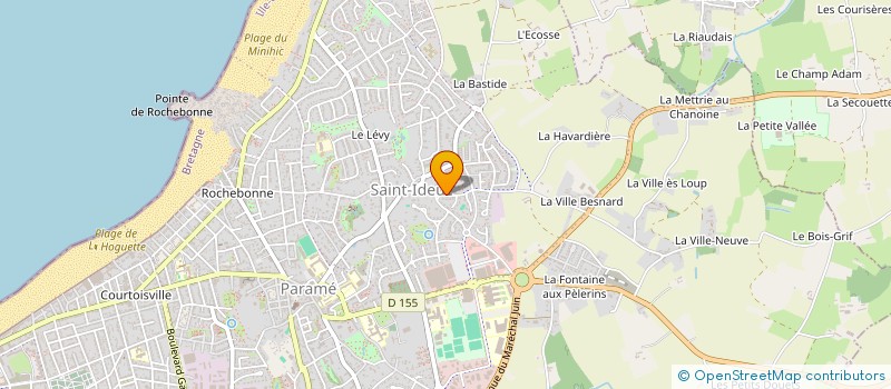 localisation de l'entreprise OGEC STE MARIE ST IDEUC  SAINT-MALO