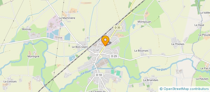 localisation de l'entreprise OGEC STE MARIE ST LOUIS à ISSE