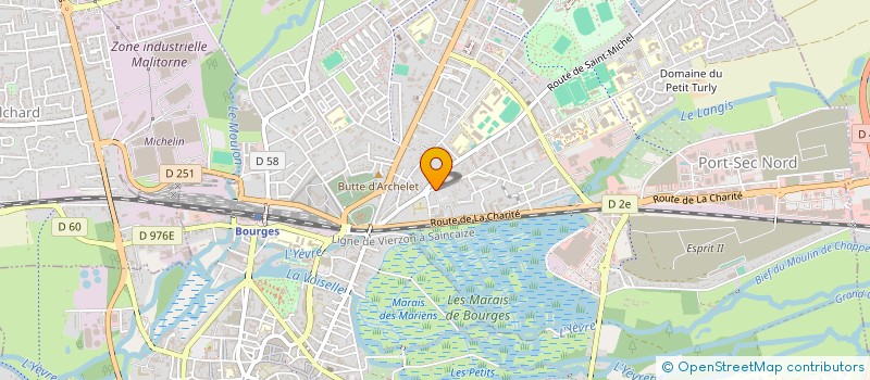 localisation de l'entreprise OGEC STE MARTHE  BOURGES