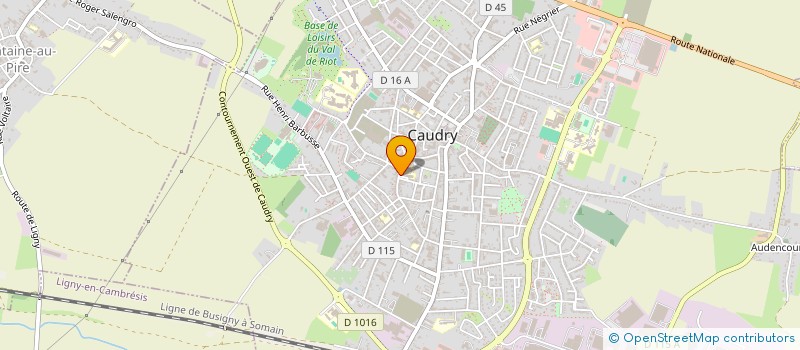 localisation de l'entreprise OGEC STE MAXELLENDE  CAUDRY