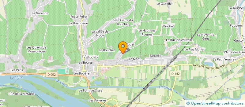 localisation de l'entreprise OGEC STE THERESE  VOUVRAY