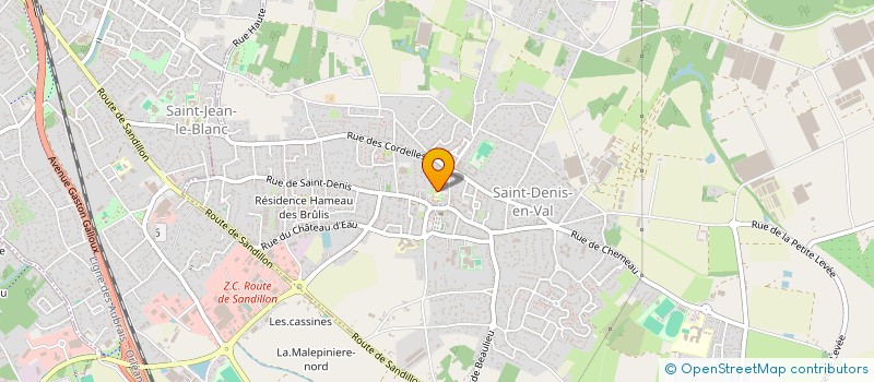 localisation de l'entreprise OGEC STE THERESE à SAINT-DENIS-EN-VAL