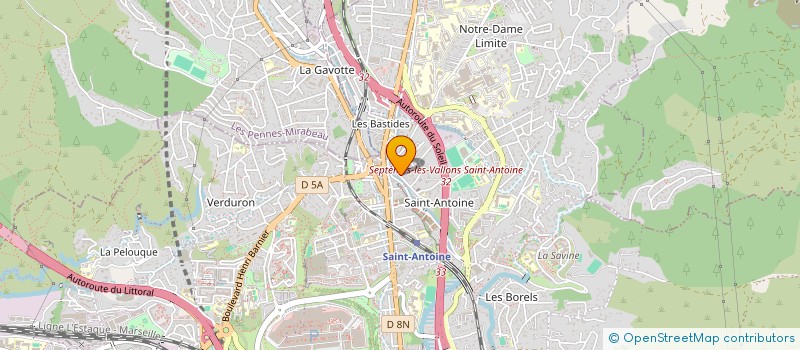 localisation de l'entreprise OGEC STE THERESE DE L'ENFANT JESUS à MARSEILLE