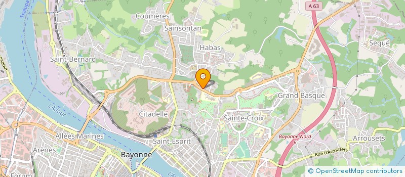 localisation de l'entreprise OGEC STEPHANOIS à BAYONNE