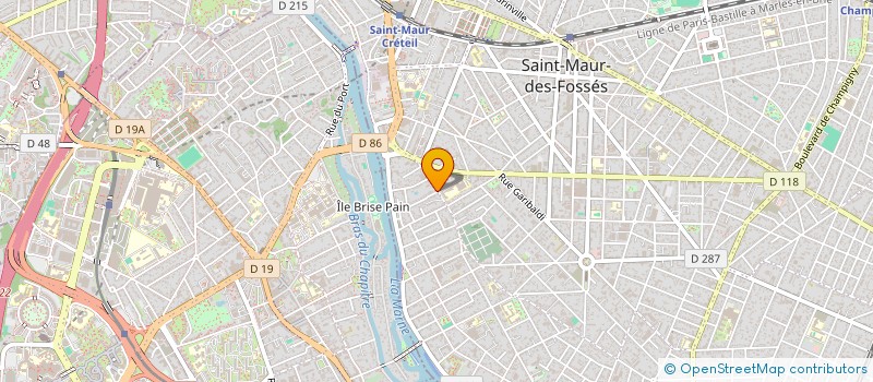 localisation de l'entreprise OGEC TEILHARD DE CHARDIN à ST MAUR DES FOSSES