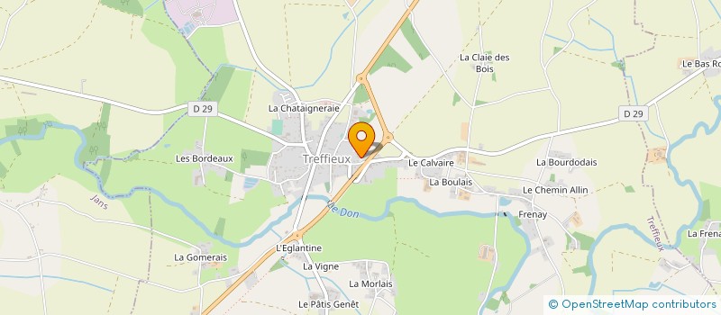 localisation de l'entreprise OGEC TREFFIEUX à TREFFIEUX