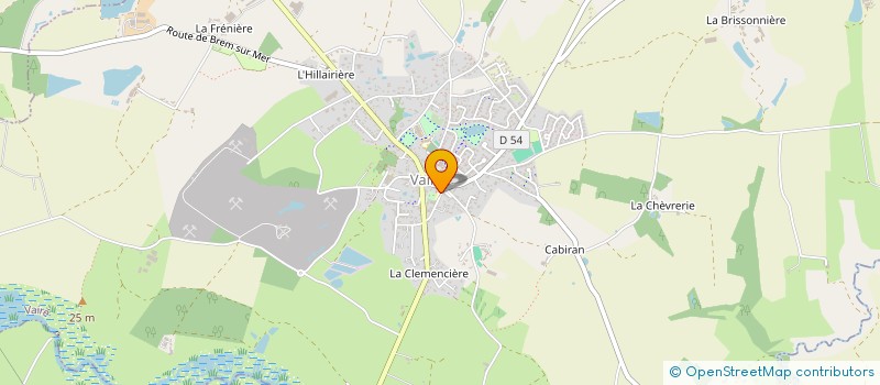 localisation de l'entreprise OGEC VAIRE  VAIRE