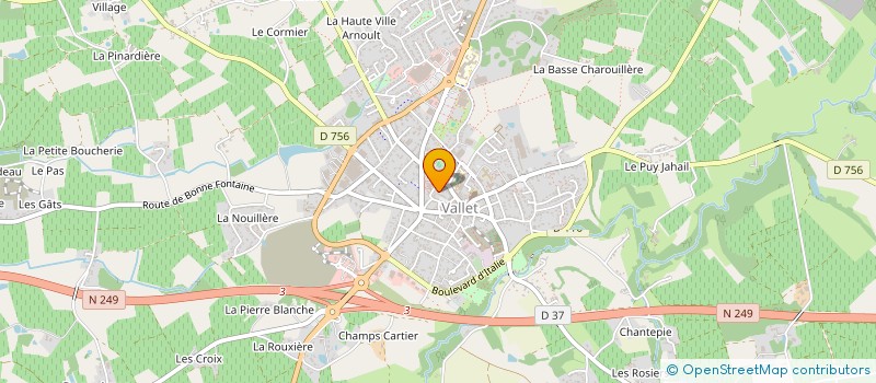 localisation de l'entreprise OGEC VALLET ECOLE SAINTE MARIE  VALLET