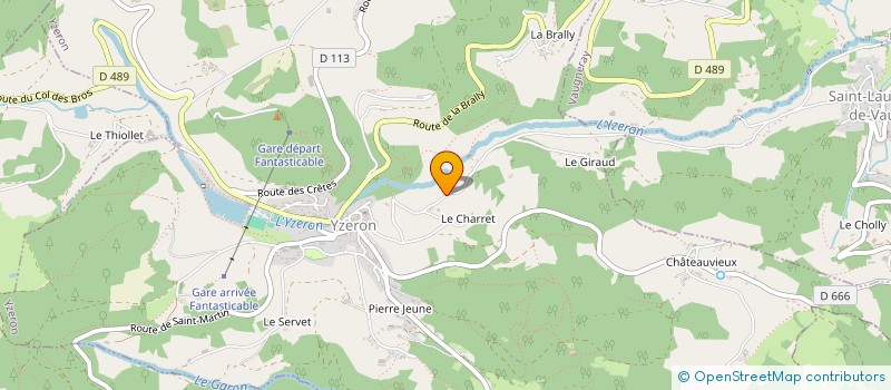 localisation de l'entreprise OGEC YZERON  YZERON