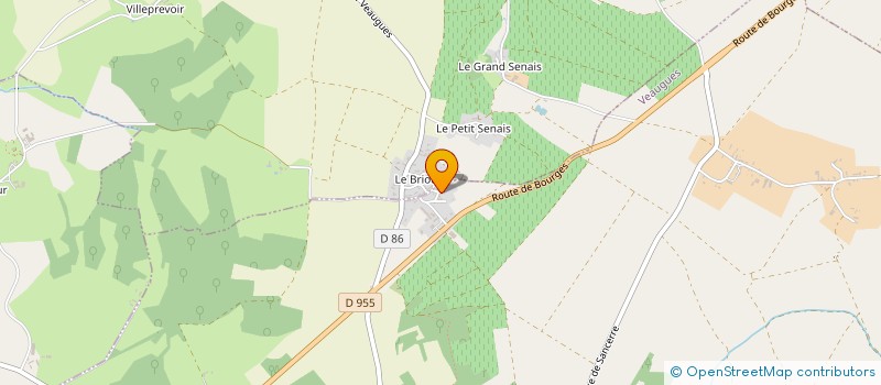 localisation de l'entreprise OGECAS à ALLIGNY-COSNE