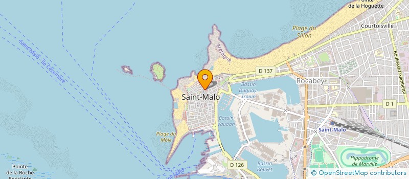 localisation de l'entreprise OGECE ENSEMBLE LA MENNAIS DES LYCEES CATHOLIQUES DE SAINT-MALO  SAINT-MALO