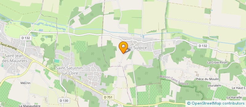 localisation de l'entreprise OGER à BLAISON-SAINT-SULPICE