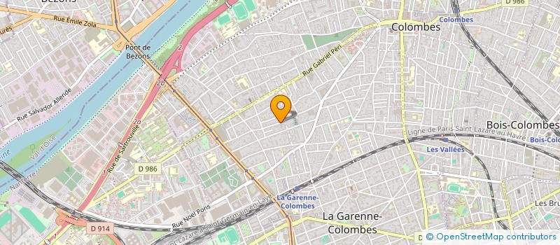 localisation de l'entreprise OGER INTERNATIONAL CORP FRANCE  COLOMBES