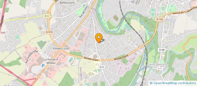 localisation de l'entreprise OGER PARTICIPATIONS  SAINT-BENOIT