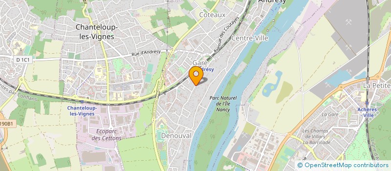 localisation de l'entreprise OGER PERE ET FILS à ANDRESY