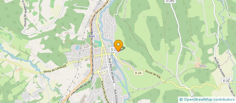 localisation de l'entreprise OGEU HOSPITALITES  GAN