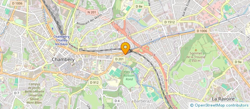 localisation de l'entreprise OGGI  CHAMBERY