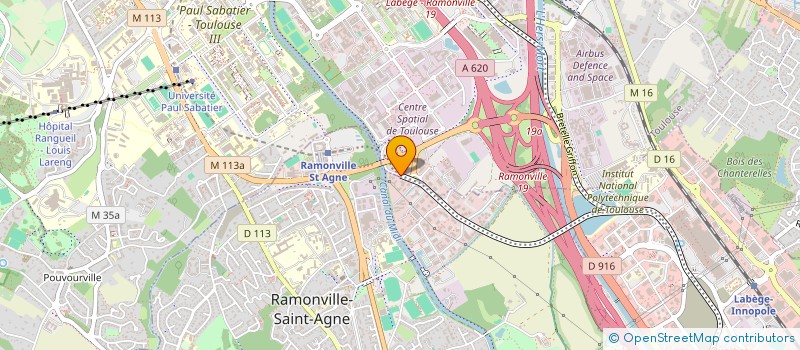 localisation de l'entreprise OGHAM à TOULOUSE