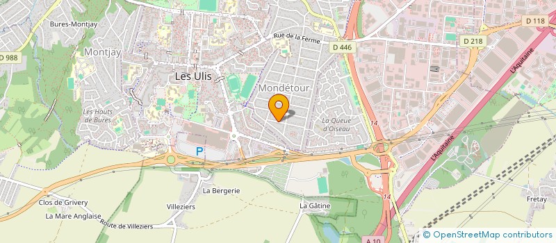 localisation de l'entreprise OGIBASE à ORSAY