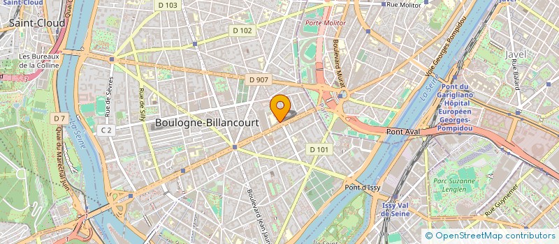 localisation de l'entreprise OGIC NEUILLY YBRY à BOULOGNE-BILLANCOURT