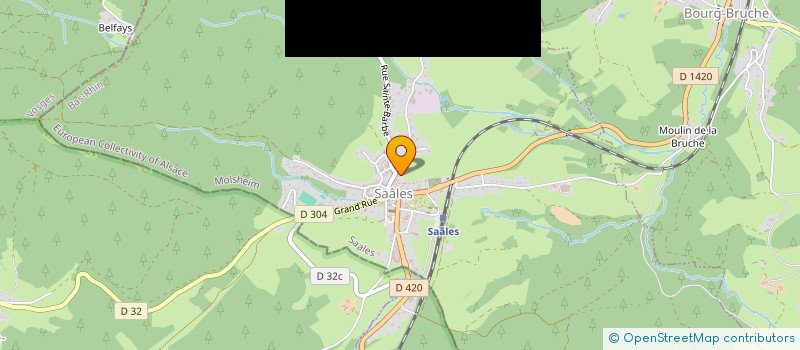 localisation de l'entreprise OGICIEL  SAALES