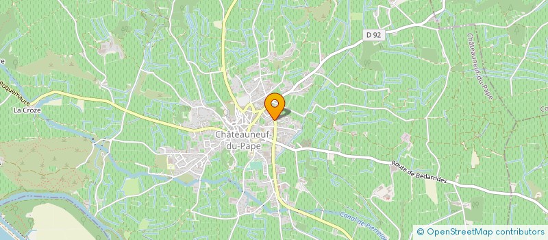localisation de l'entreprise OGIER SAS à CHATEAUNEUF-DU-PAPE