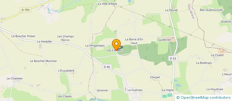 localisation de l'entreprise OGIER VOLAILLES à LANRELAS