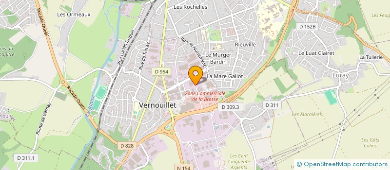 localisation de l'entreprise OGINSKI INVESTISSEMENT à VERNOUILLET