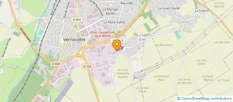 localisation de l'entreprise OGINSKI SOUICI INVESTISSEMENTS à VERNOUILLET