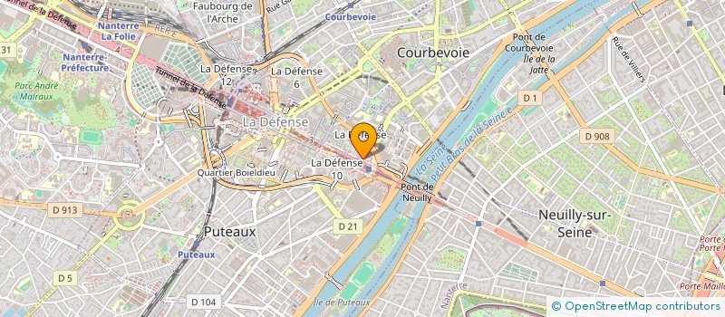 localisation de l'entreprise OGIREF à COURBEVOIE