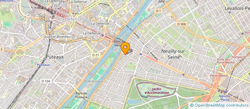 localisation de l'entreprise OGIROUD à NEUILLY-SUR-SEINE