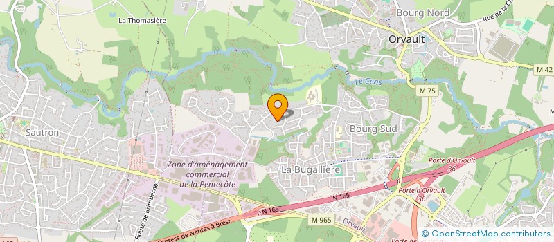 localisation de l'entreprise OGISTIC à ORVAULT