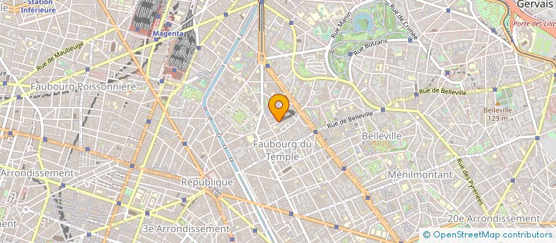 localisation de l'entreprise OGIVE ECHAFAUDAGE à PARIS