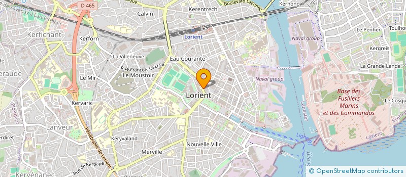 localisation de l'entreprise OGIVE SA à LORIENT