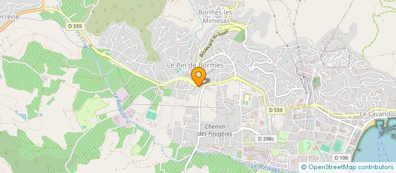 localisation de l'entreprise OGL KINOU à BORMES-LES-MIMOSAS
