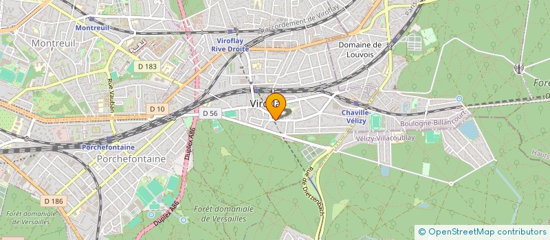 localisation de l'entreprise OGLEE PRODUCTION  VIROFLAY