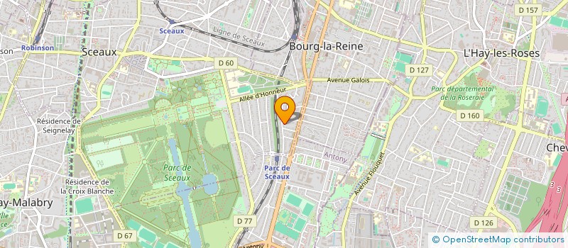 localisation de l'entreprise OGMA à SCEAUX